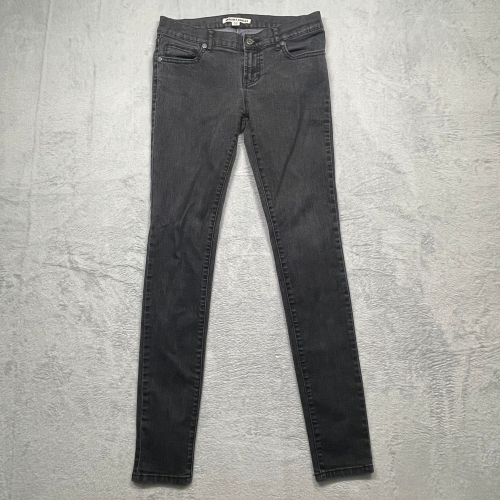 Andrew Charles Skinny Jeans Women 27 Grey Low Rise Stretch Denim Pants